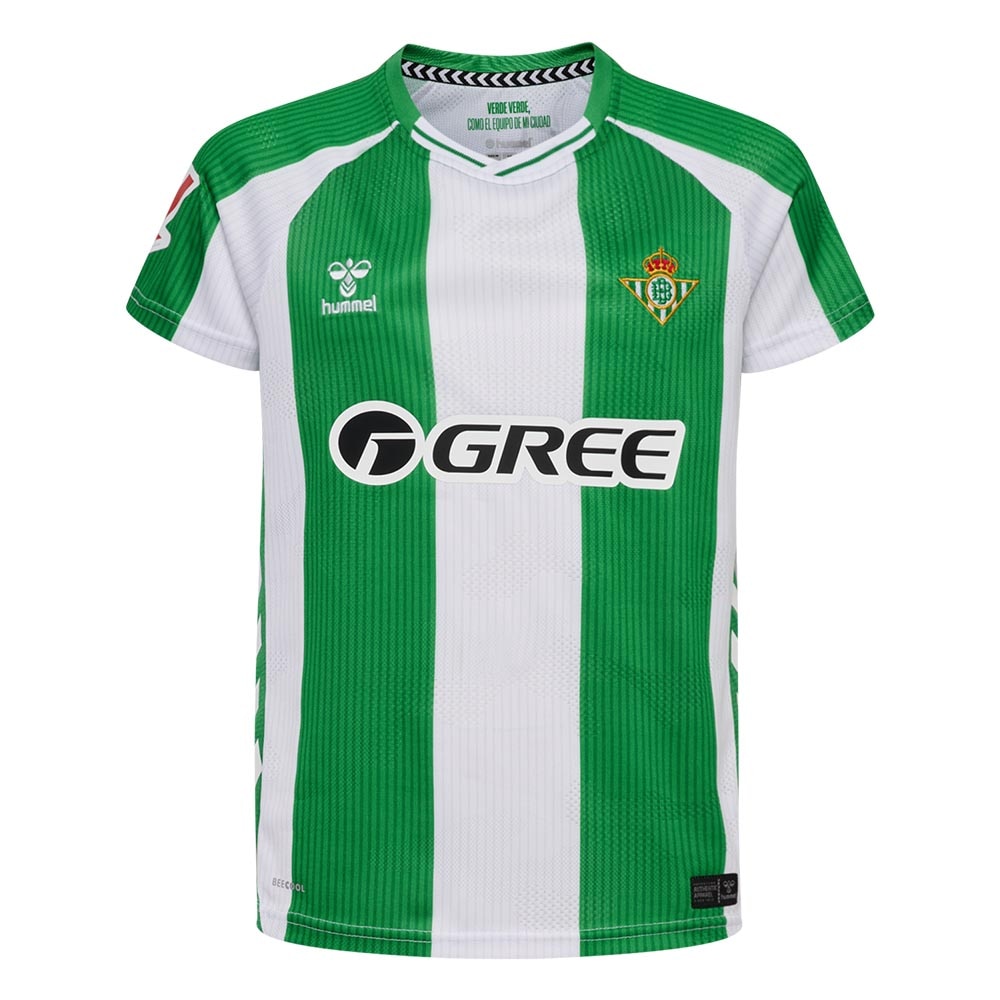 Hummel Real Betis Fotballdrakt 25/26 Barn Hjemme 