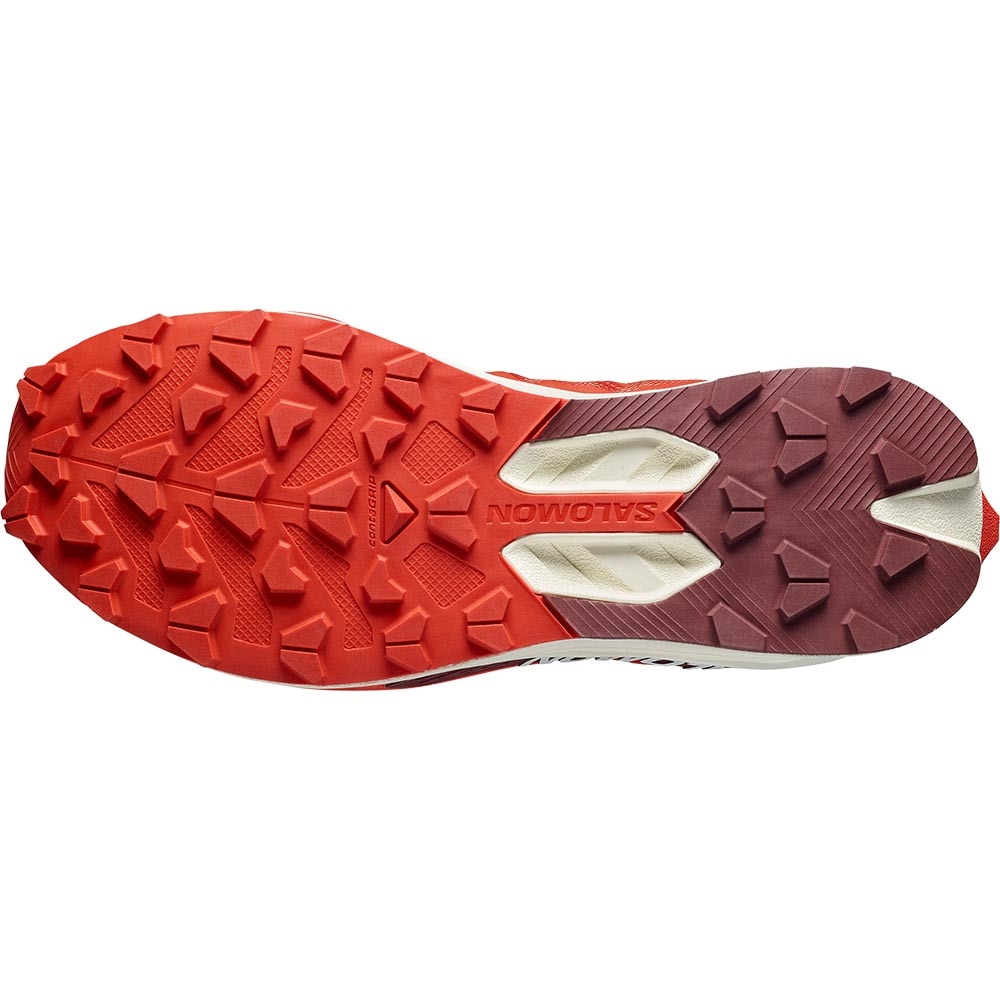Salomon S/Lab Pulsar 4 Joggesko Rød/Hvit