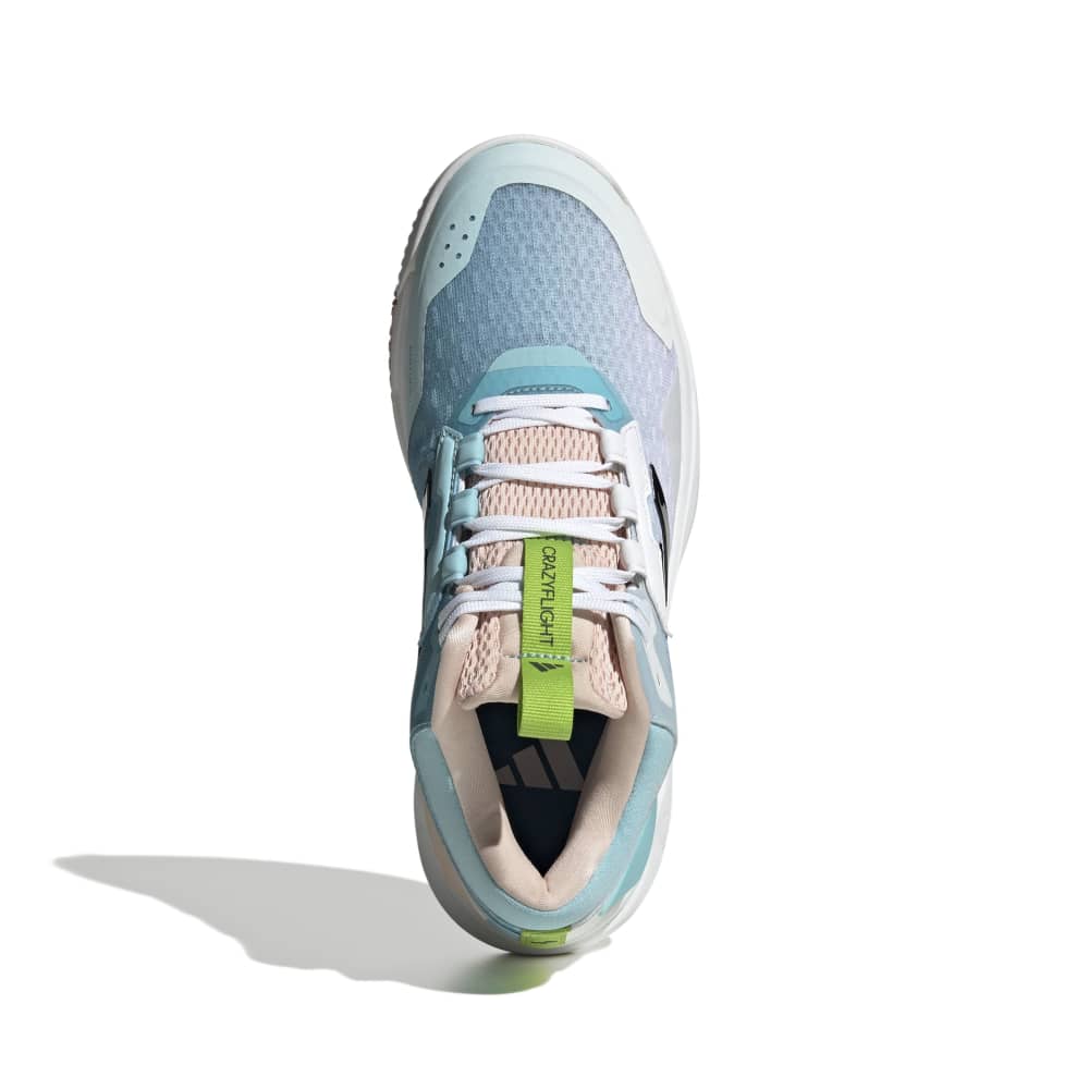 Adidas Crazyflight 6 Mid Hallsko Dame Hvit/Blå