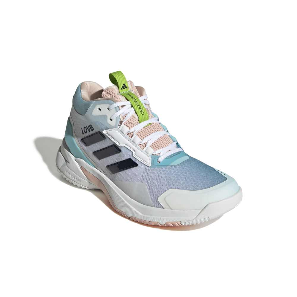 Adidas Crazyflight 6 Mid Hallsko Dame Hvit/Blå