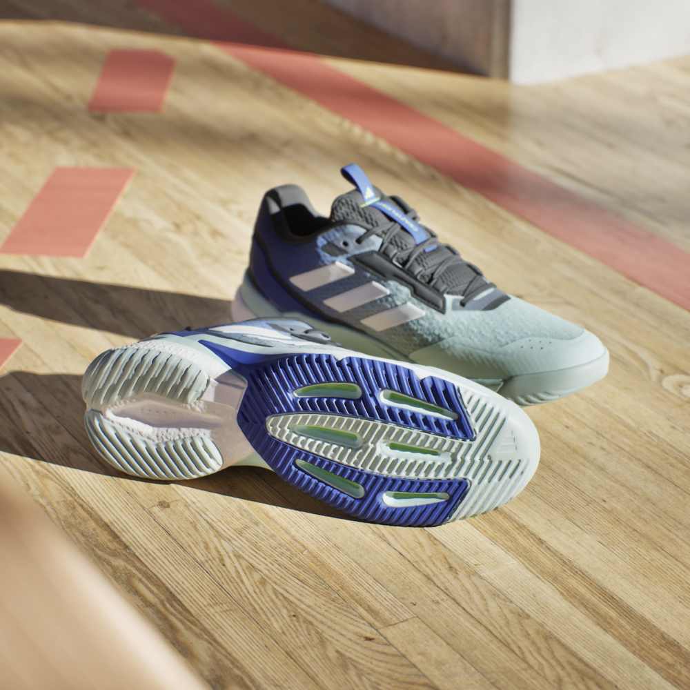Adidas Crazyflight 5 Hallsko Hvit Turkis/Blå