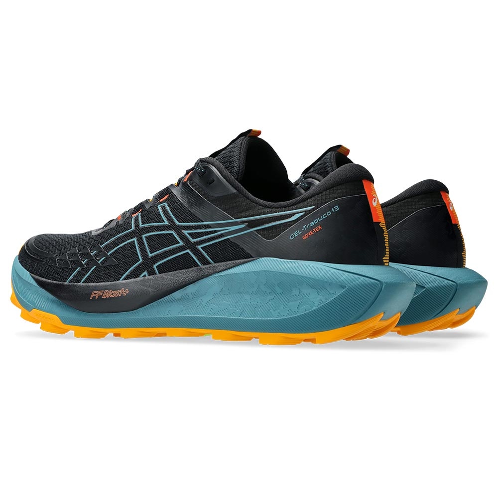 Asics Gel-Trabuco 13 Gore-Tex Joggesko Herre Sort/Blå/Oransje