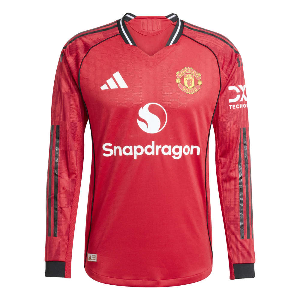 Adidas Manchester United Authentic Langermet Fotballdrakt 25/26 Hjemme