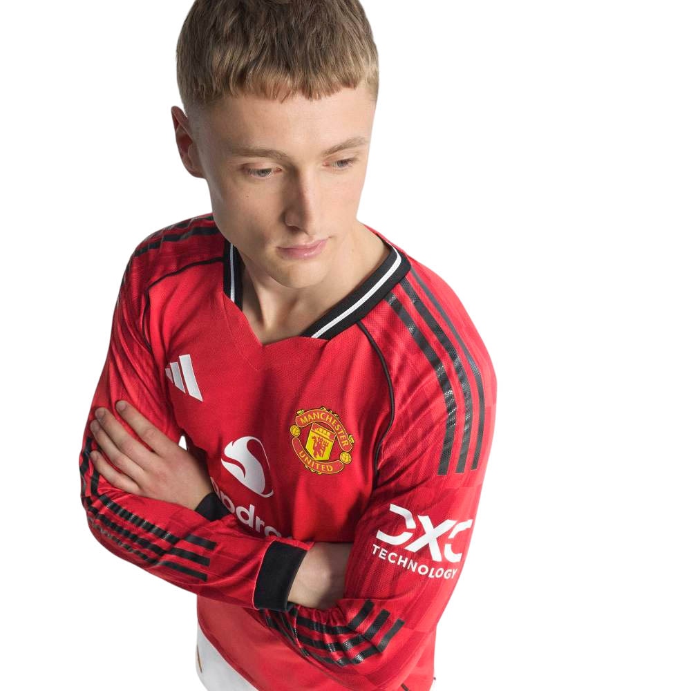 Adidas Manchester United Authentic Langermet Fotballdrakt 25/26 Hjemme