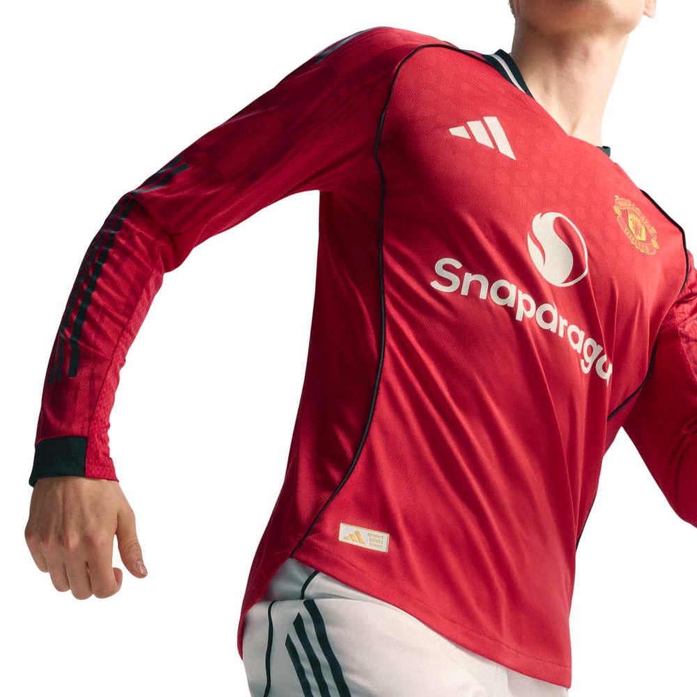 Adidas Manchester United Authentic Langermet Fotballdrakt 25/26 Hjemme