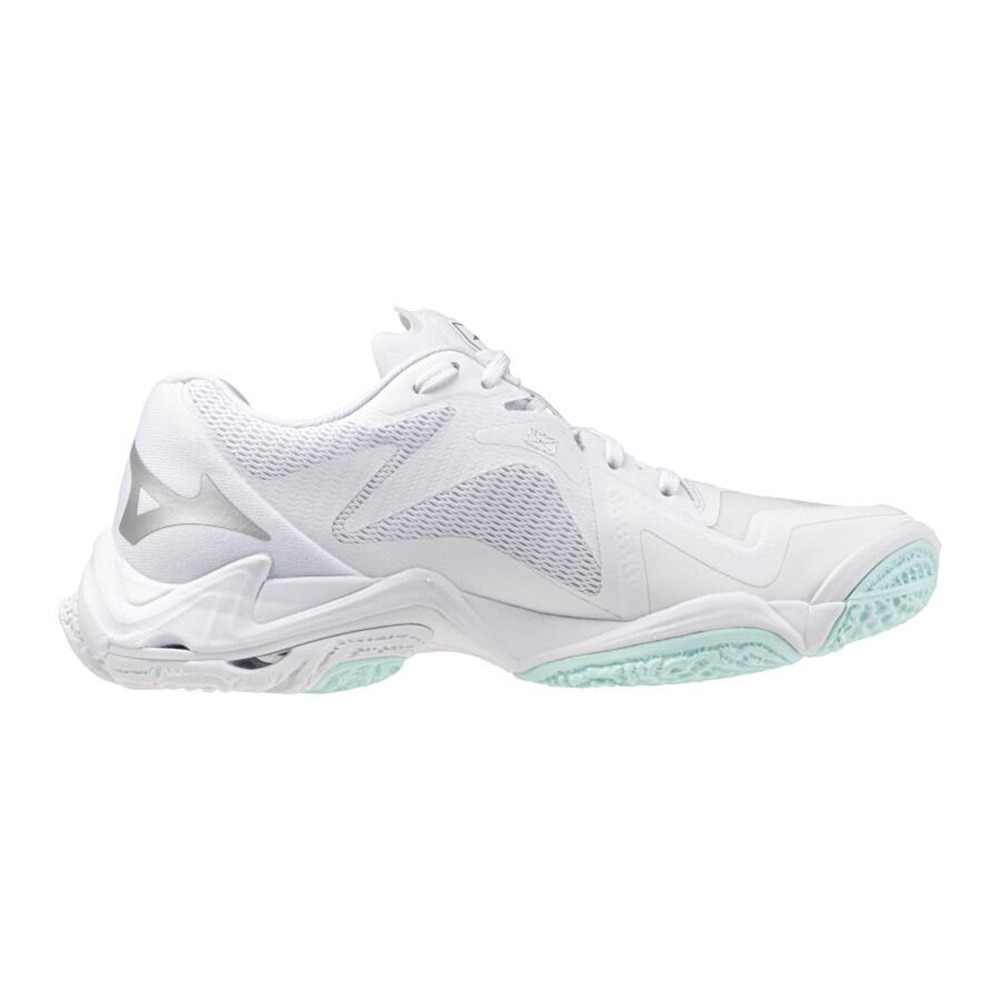 Mizuno Wave Lightning Z8 Hallsko Dame Hvit/Blå