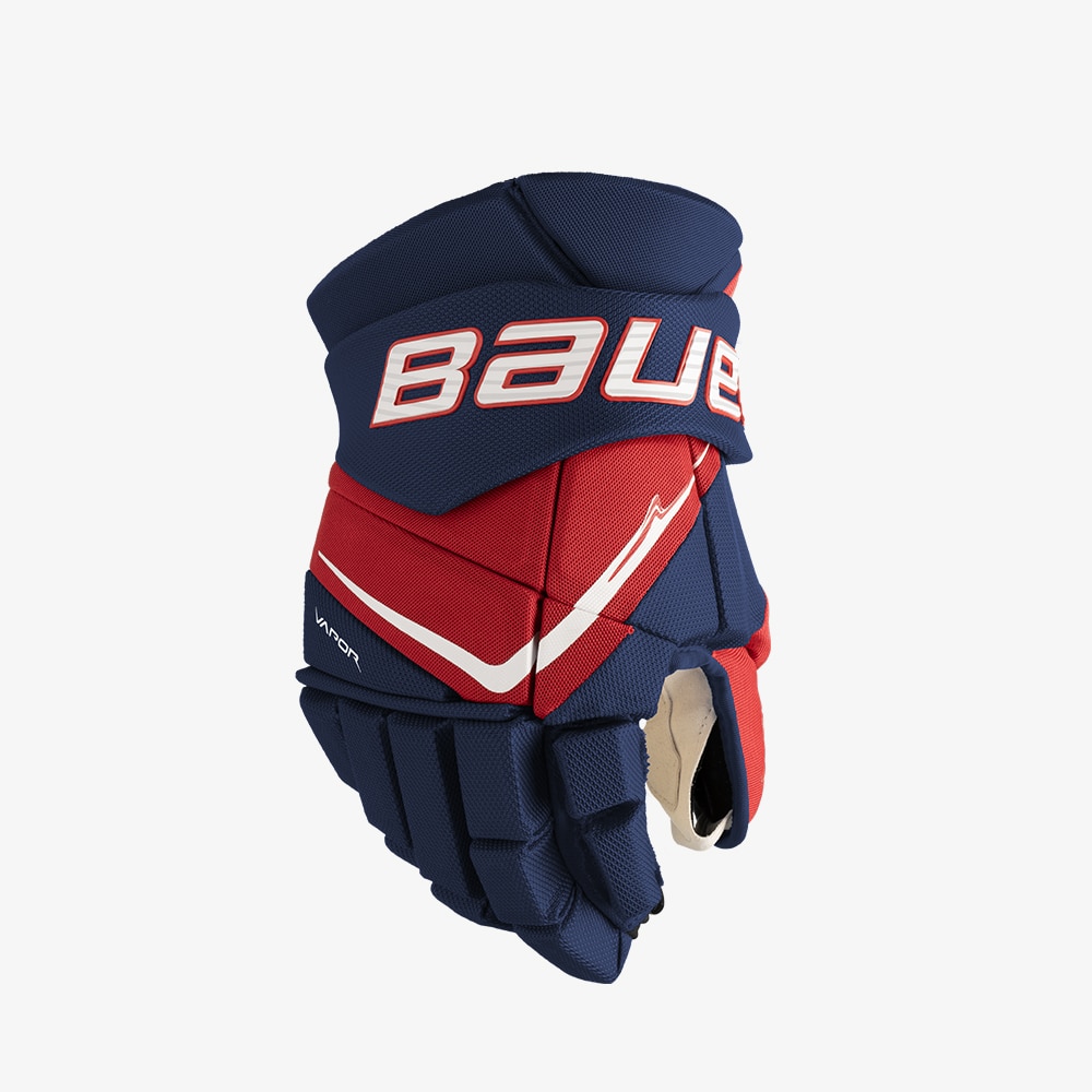 Bauer Vapor Flypro Hockeyhanske Marine/Rød/Hvit
