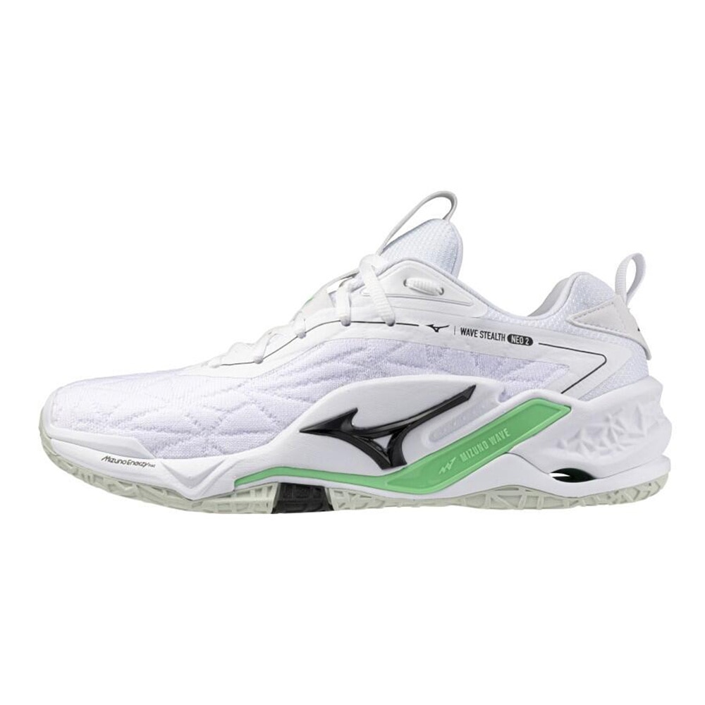 Mizuno Wave Stealth Neo 2 Hallsko Hvit/Grønn