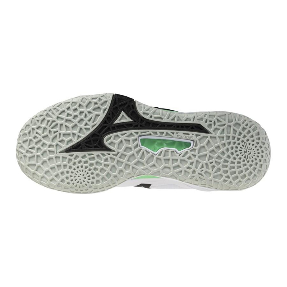 Mizuno Wave Stealth Neo 2 Hallsko Hvit/Grønn