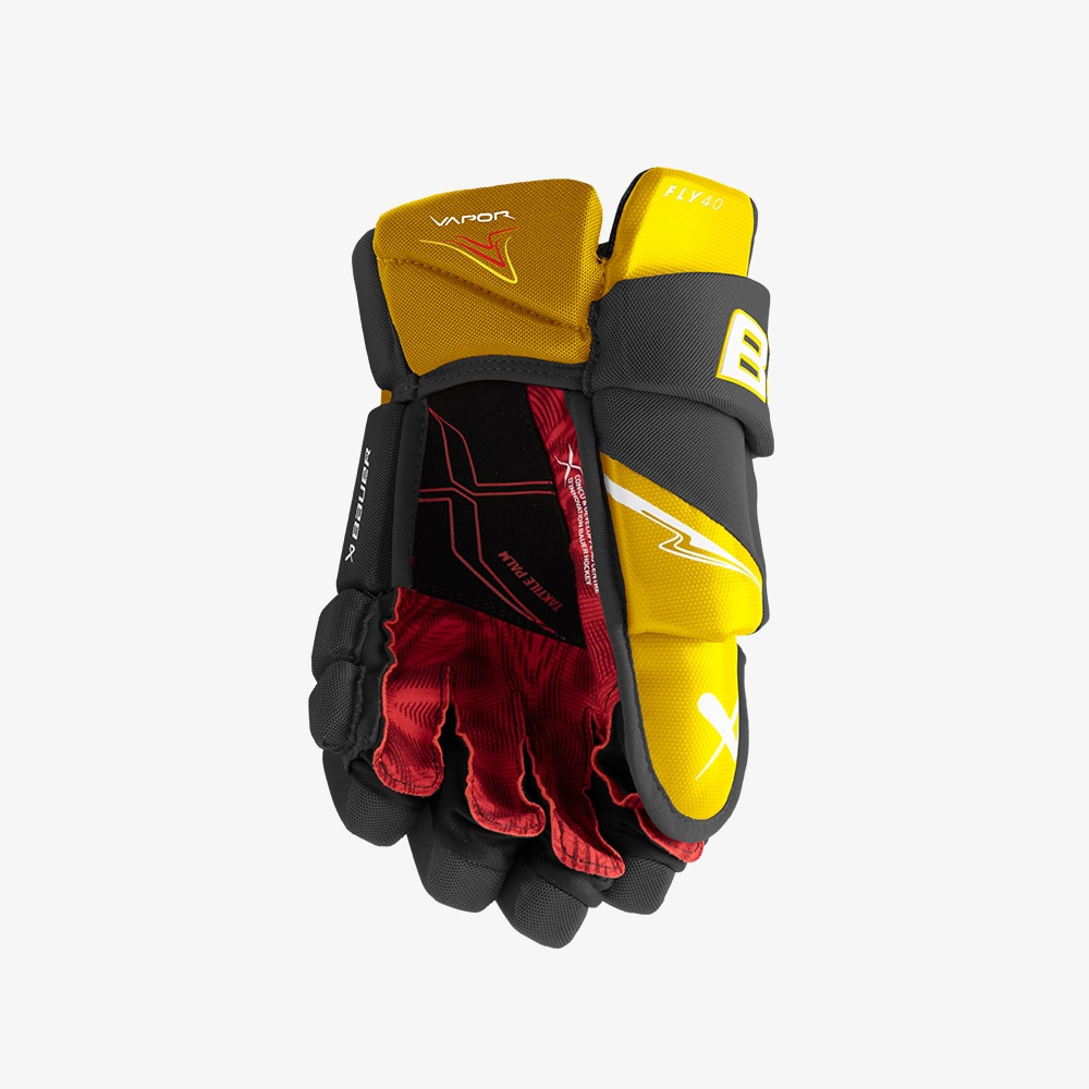 Bauer Vapor Fly40 Int. Hockeyhanske Svart/Gul