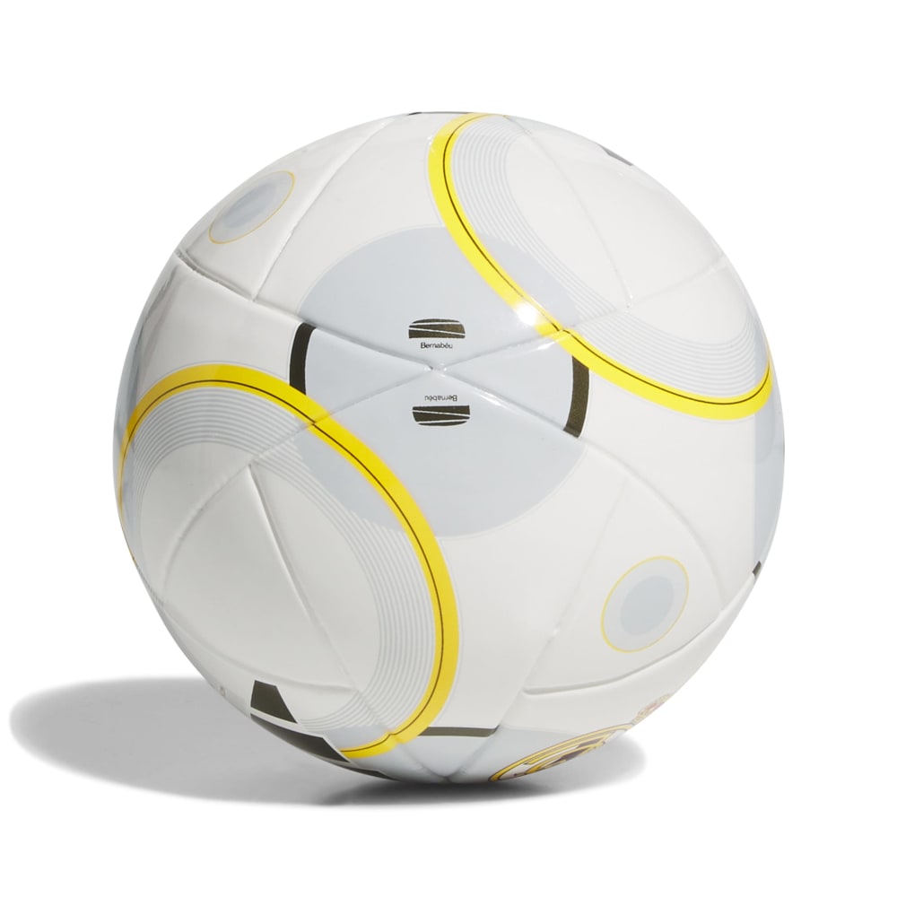 Adidas Real Madrid Mini Trikseball Fotball 25/26 Hvit/Gul