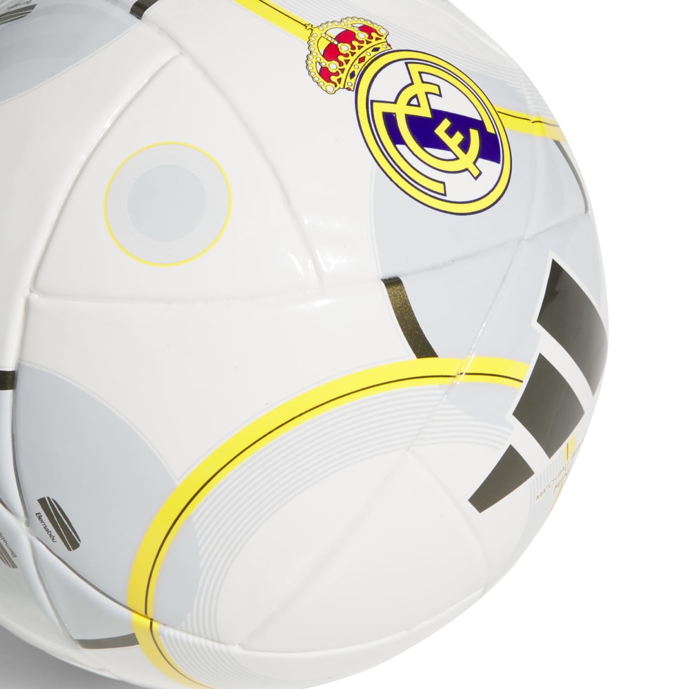 Adidas Real Madrid Mini Trikseball Fotball 25/26 Hvit/Gul
