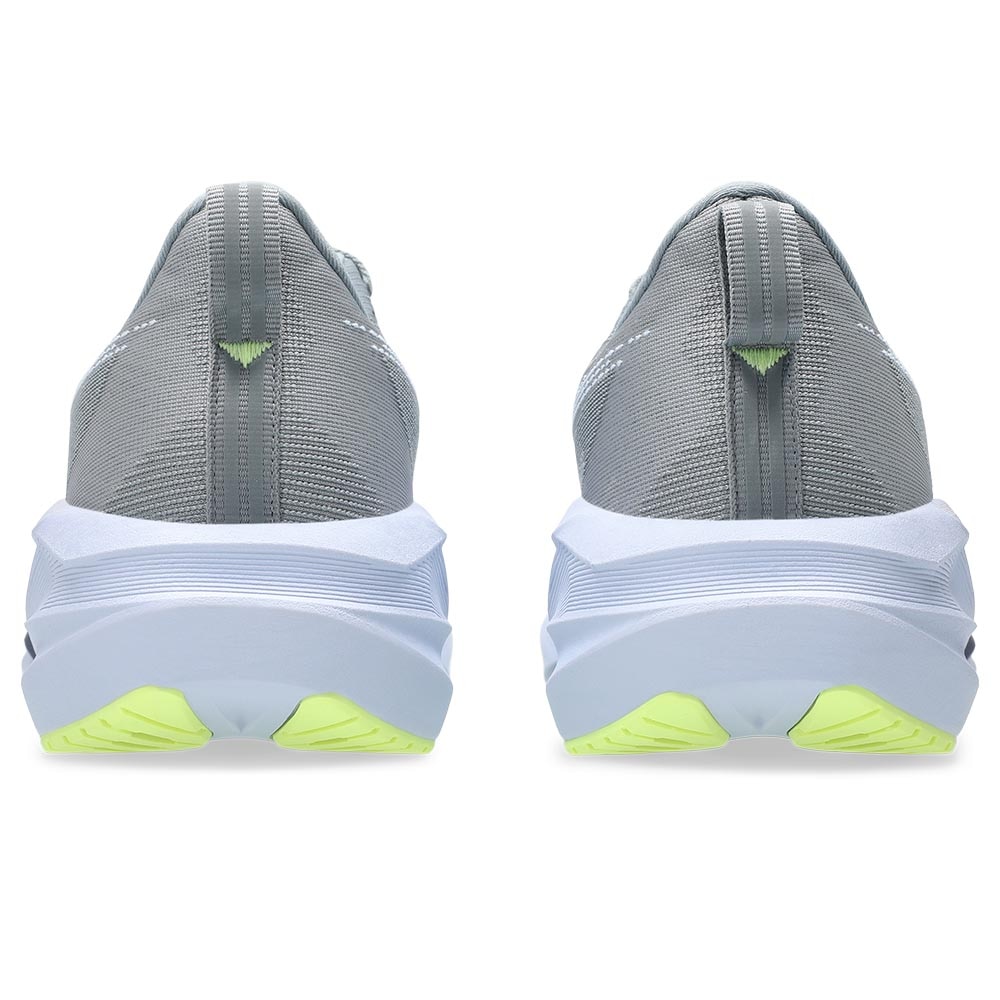 Asics Novablast 5 Joggesko Dame Grå/Lys Blå/Grønn