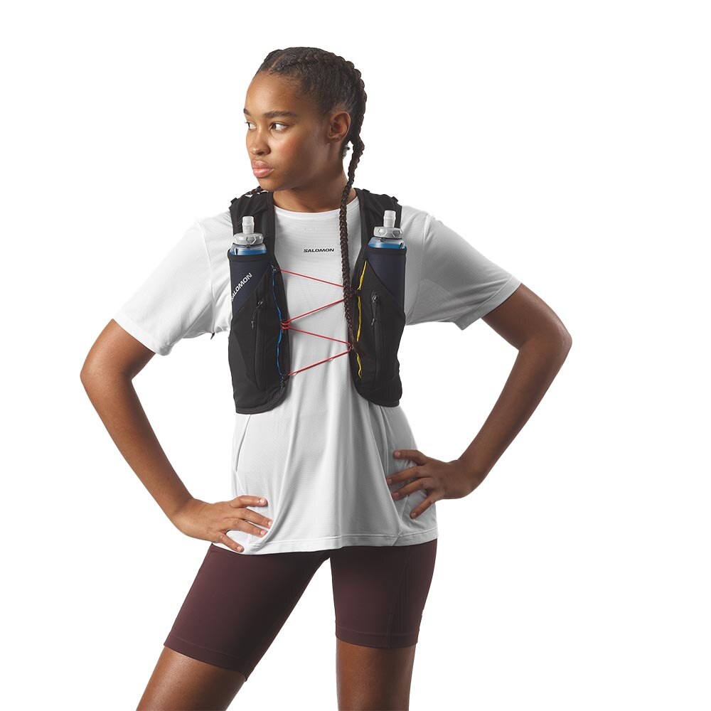Salomon ADV Skin 12 Race Flag Løpevest Sort/Hvit