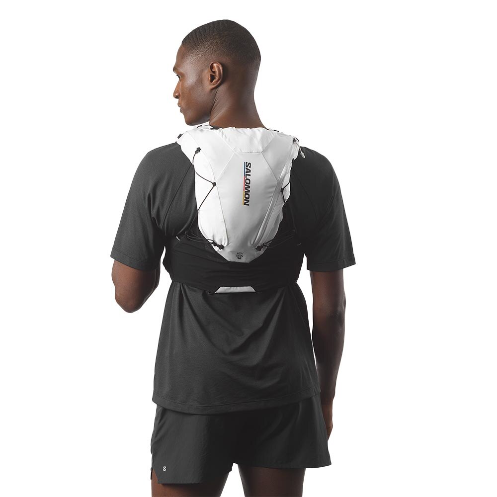Salomon ADV Skin 12 Race Flag Løpevest Sort/Hvit