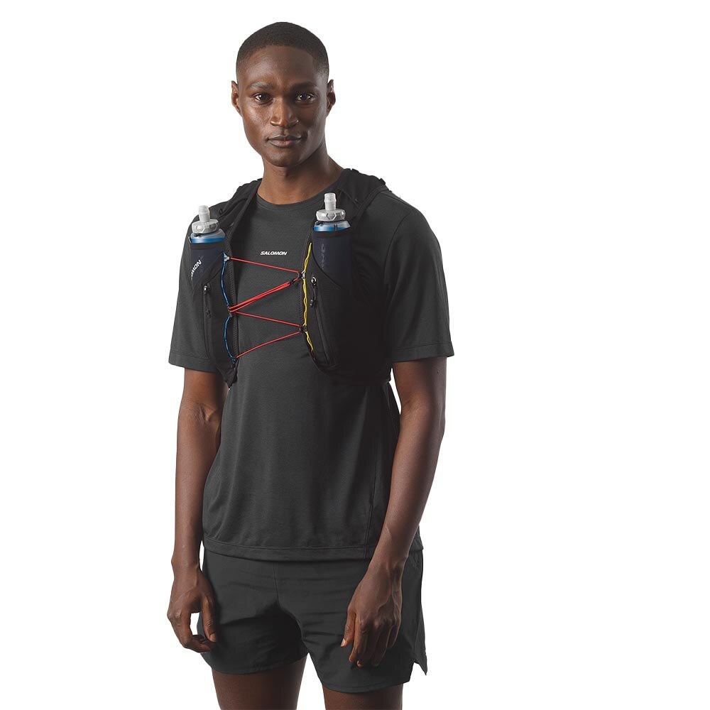 Salomon ADV Skin 12 Race Flag Løpevest Sort/Hvit