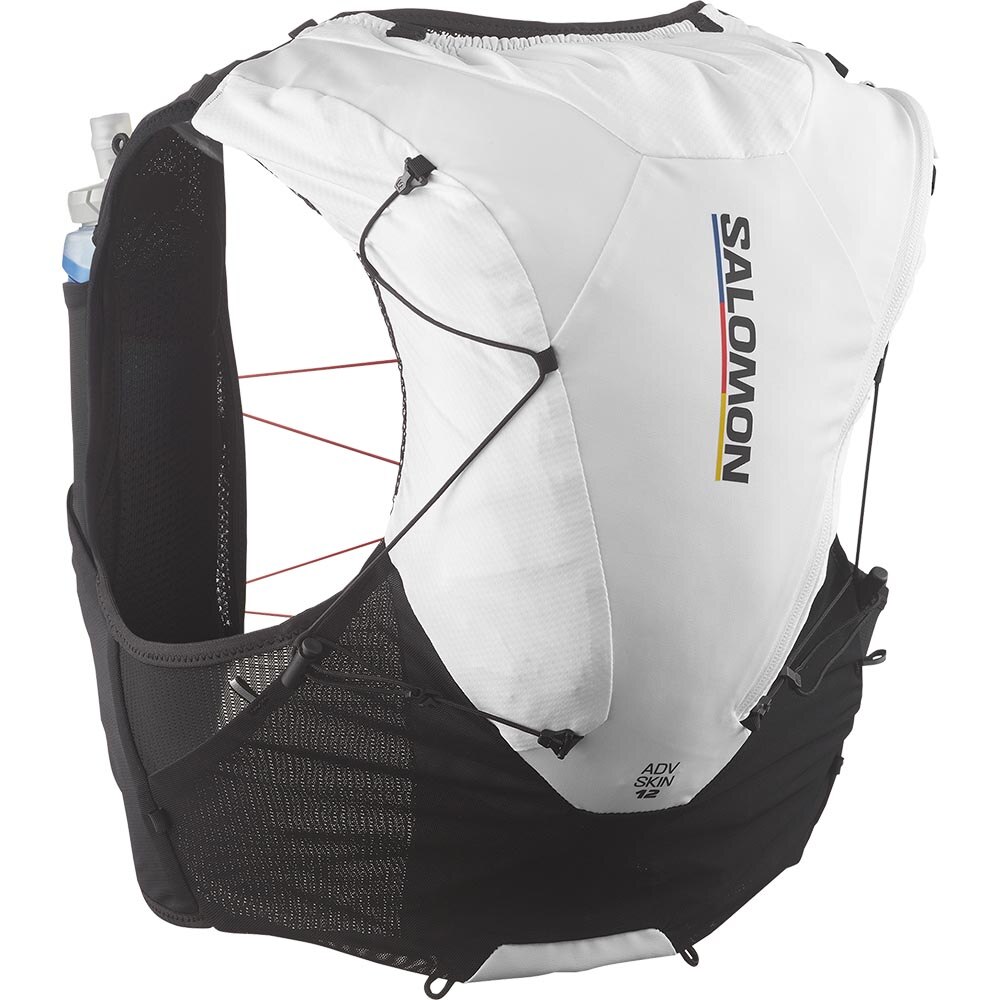 Salomon ADV Skin 12 Race Flag Løpevest Sort/Hvit