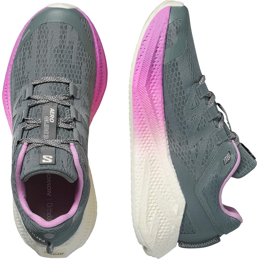 Salomon Aero Glide 3 Joggesko Dame Grå/Lilla