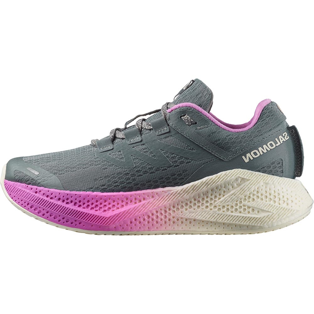 Salomon Aero Glide 3 Joggesko Dame Grå/Lilla