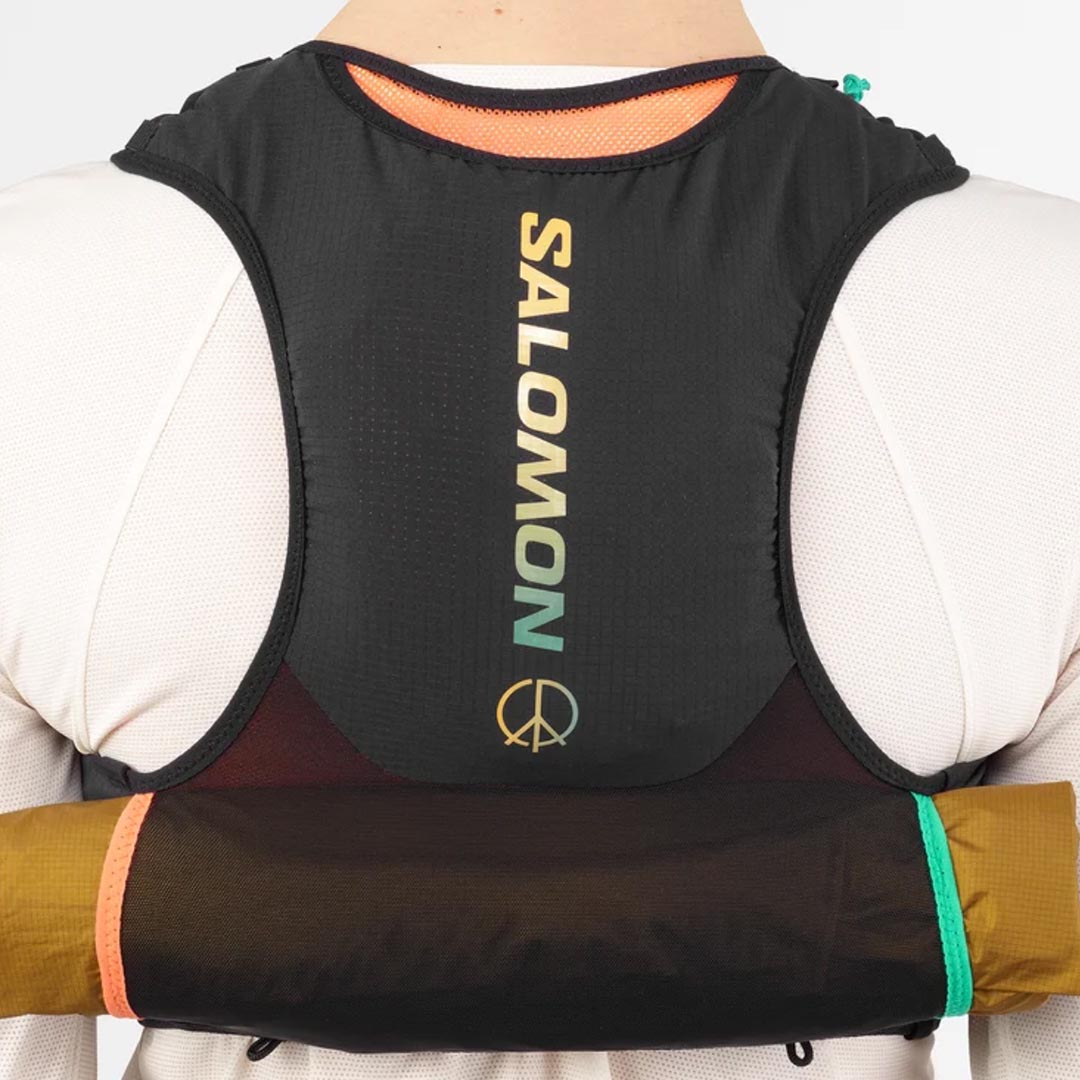 Salomon Sense Pro 6 Limited Courtney Edition Løpevest Sort/Turkis/Oransje