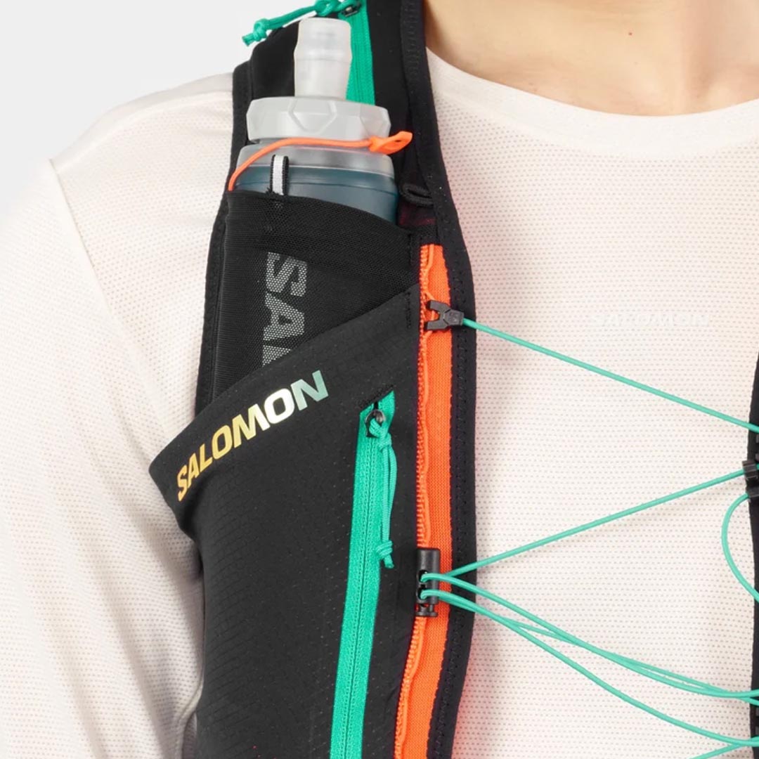 Salomon Sense Pro 6 Limited Courtney Edition Løpevest Sort/Turkis/Oransje
