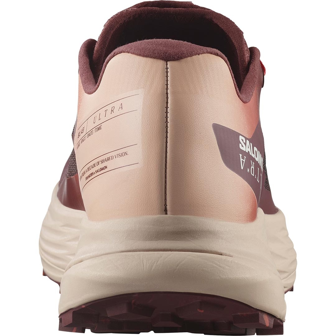 Salomon S/Lab Ultra V2 Joggesko Burgunder/Beige