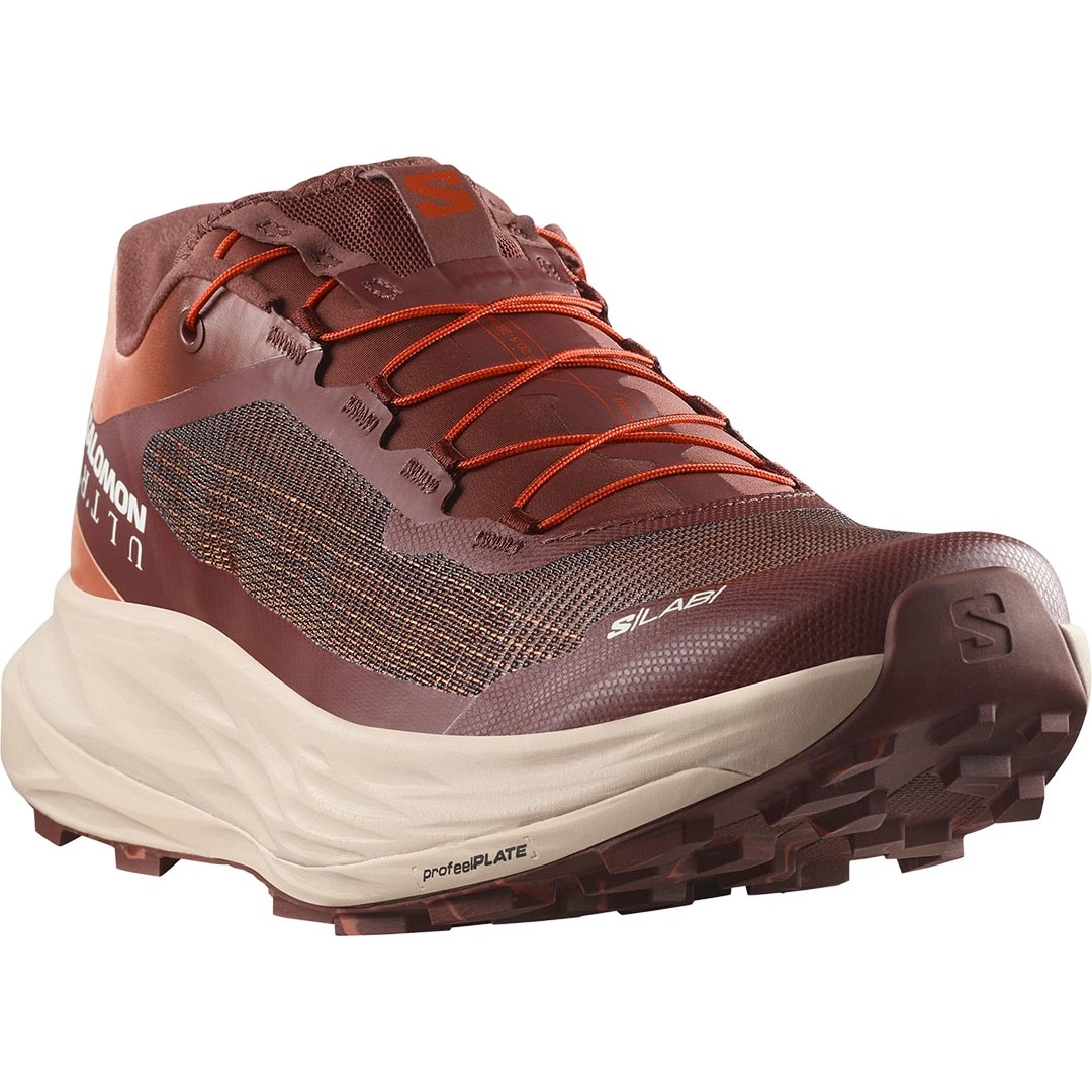 Salomon S/Lab Ultra V2 Joggesko Burgunder/Beige