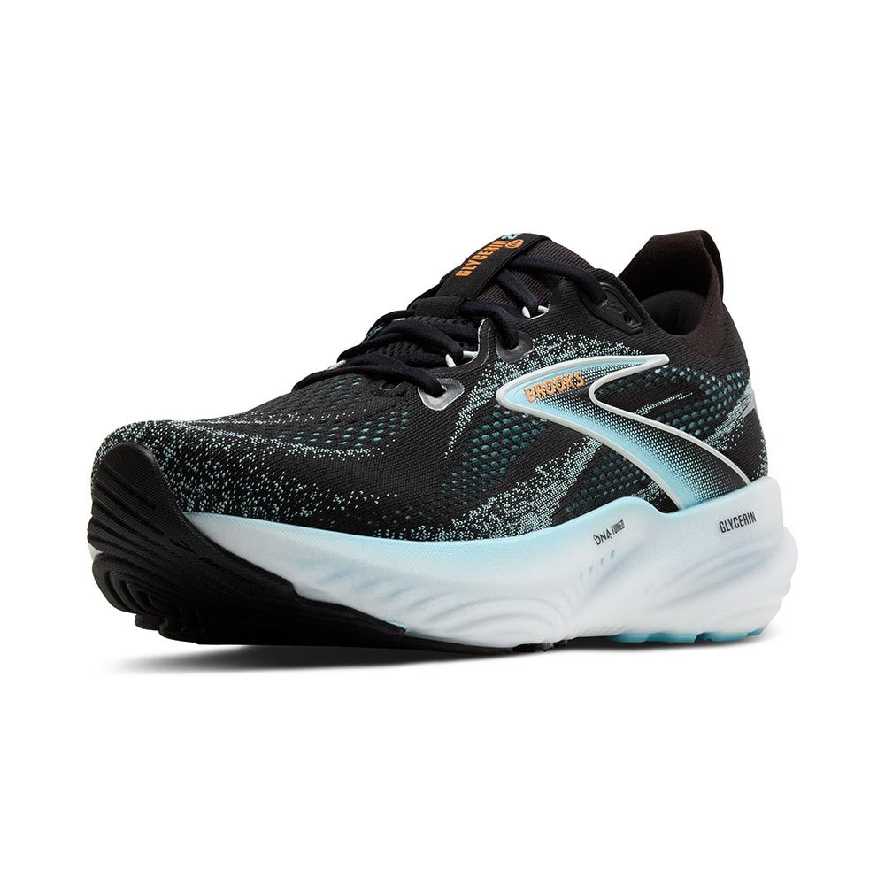 Brooks Glycerin 22 Joggesko Herre Sort/Blå/Hvit