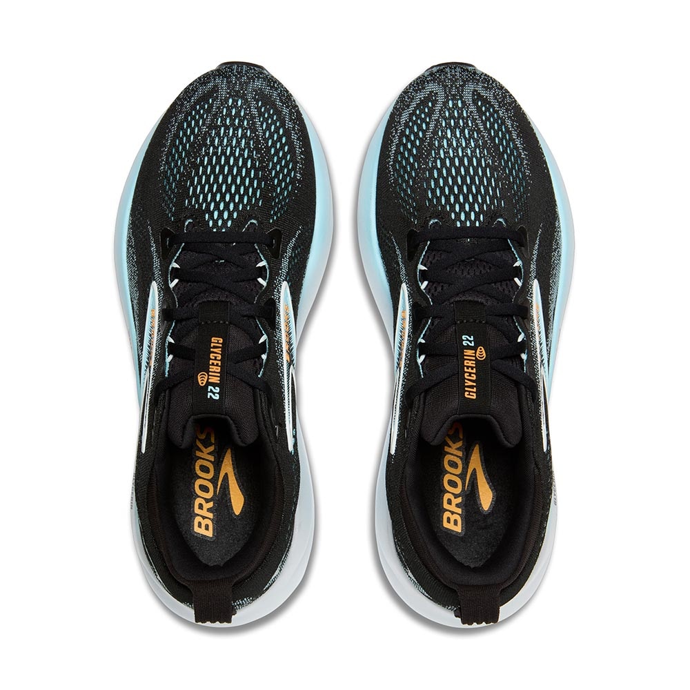 Brooks Glycerin 22 Joggesko Herre Sort/Blå/Hvit