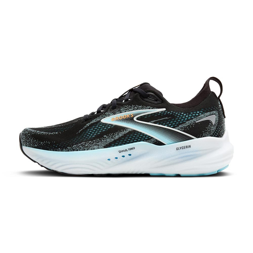 Brooks Glycerin 22 Joggesko Herre Sort/Blå/Hvit