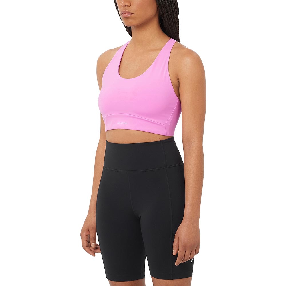 Salomon ShakeOut Core Sports-BH Rosa