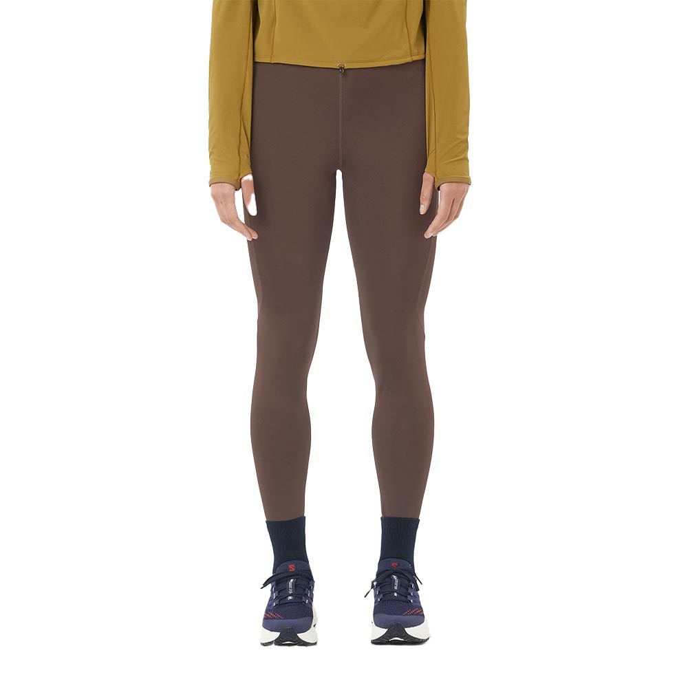Salomon ShakeOut Core 28" Løpetights Dame Brun