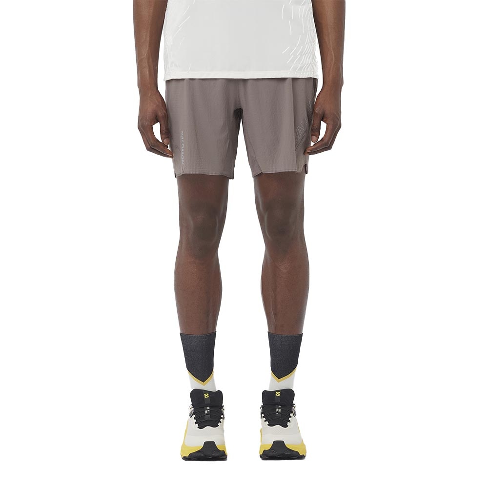 Salomon Sense Aero 7'' Løpeshorts Herre Brun