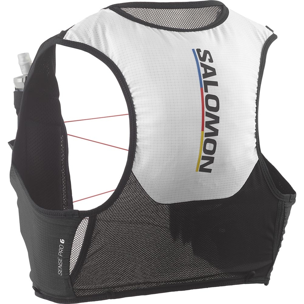 Salomon Sense Pro 6 Race Flag Set Løpevest Sort/Hvit