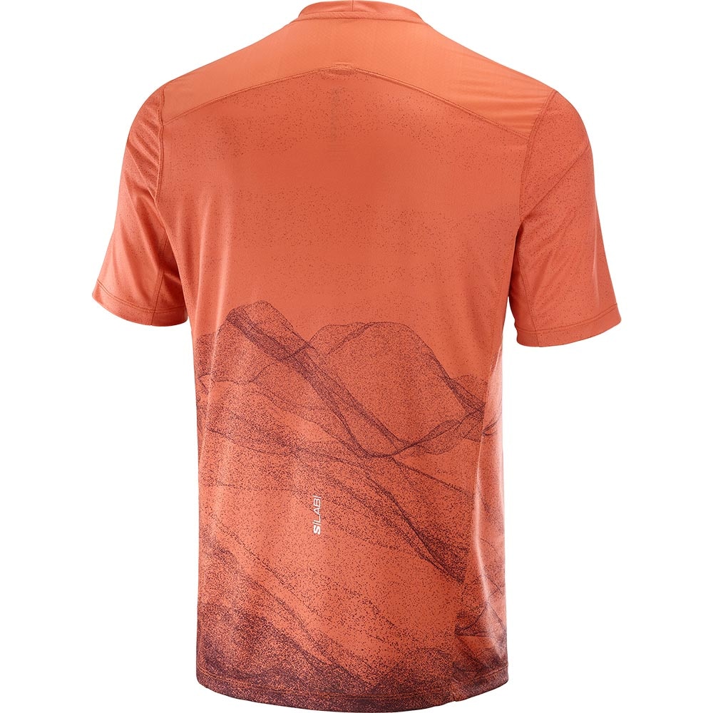 Salomon S/Lab Ultra Kortermet Trøye Herre Rød/Oransje