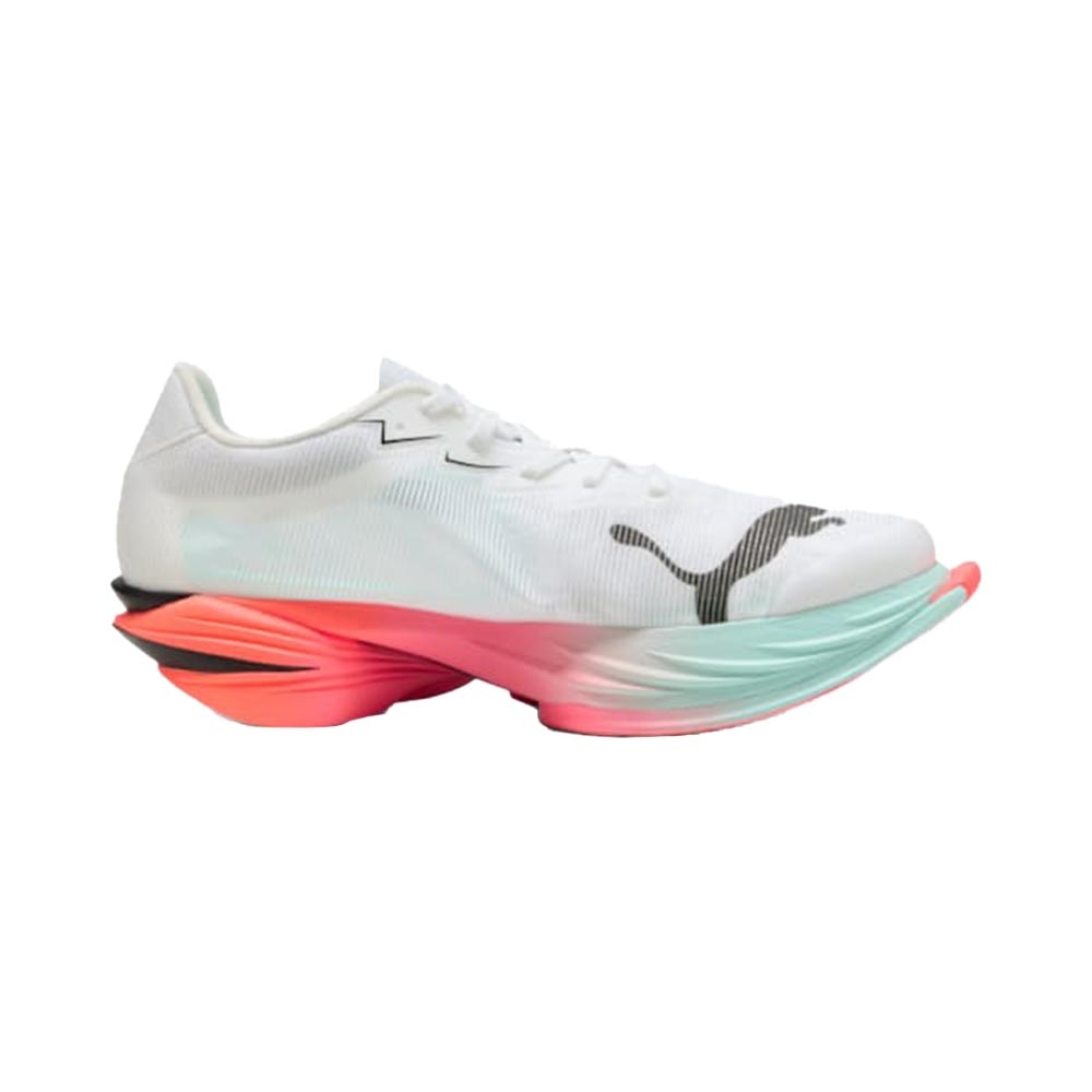 Puma Fast-R Nitro Elite 3 Joggesko Herre Hvit/Turkis/Rosa