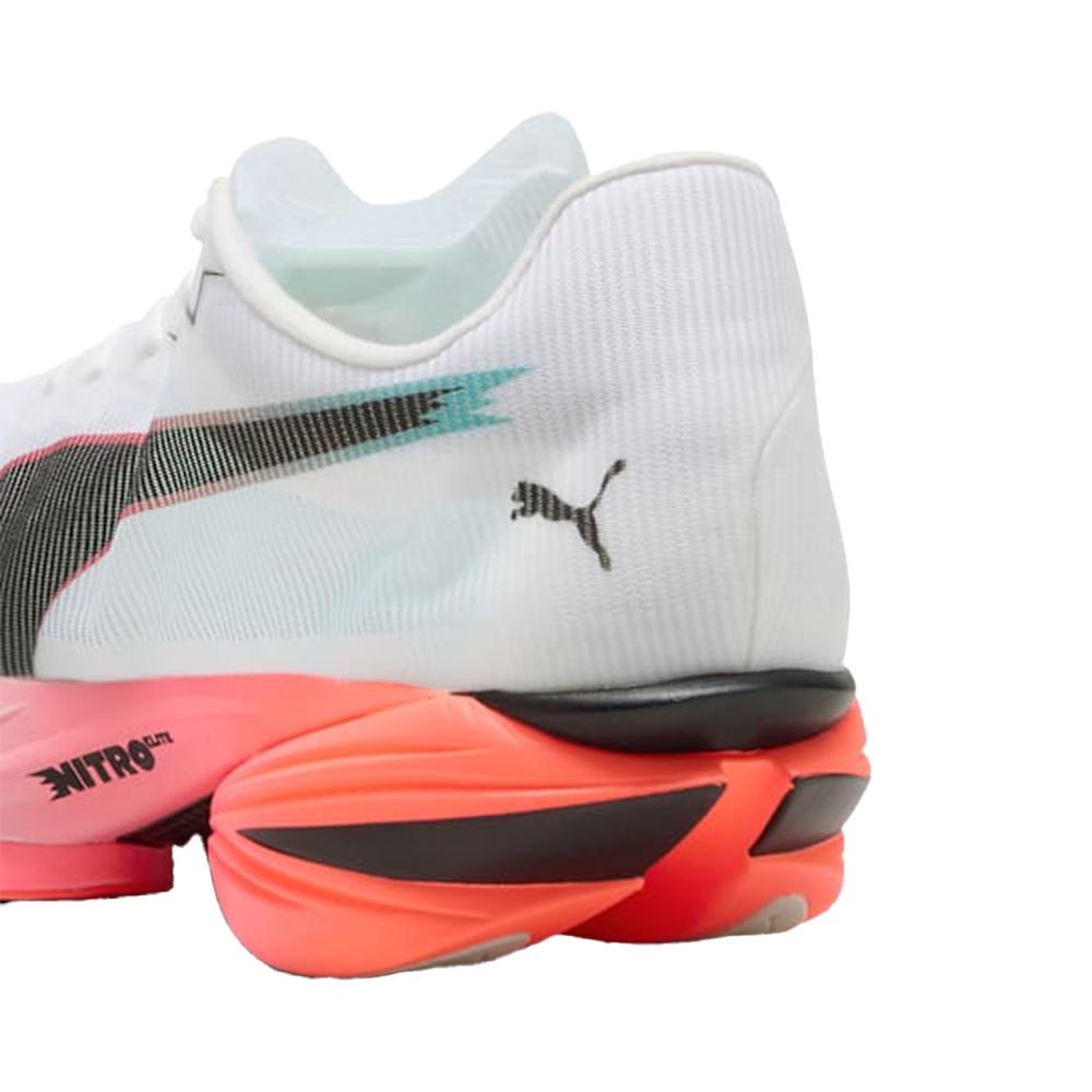 Puma Fast-R Nitro Elite 3 Joggesko Herre Hvit/Turkis/Rosa