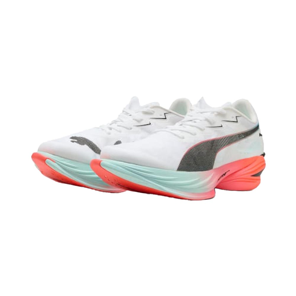Puma Fast-R Nitro Elite 3 Joggesko Herre Hvit/Turkis/Rosa