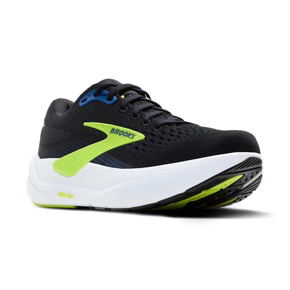 Brooks Ghost Max 3 Joggesko Herre Sort/Grønn/Hvit