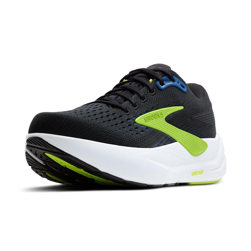 Brooks Ghost Max 3 Joggesko Herre Sort/Grønn/Hvit