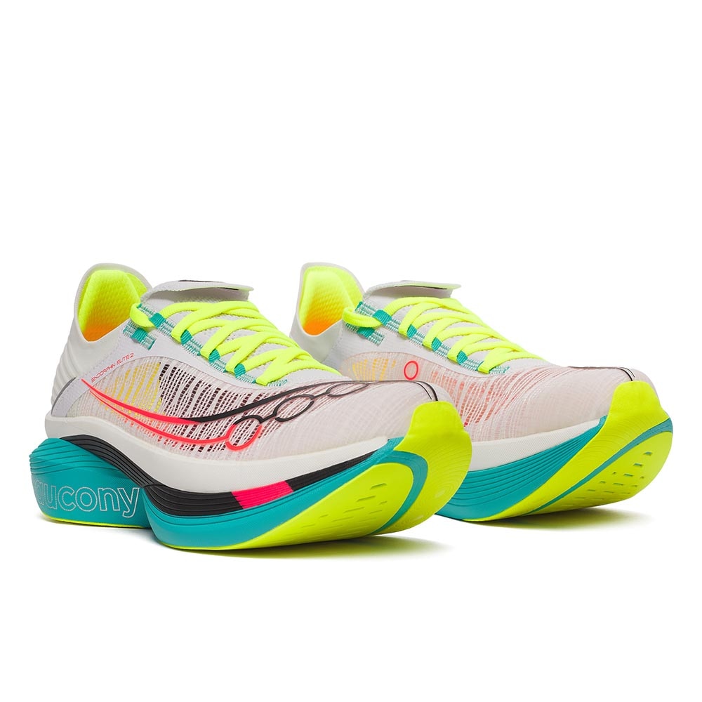 Saucony Endorphin Elite 2 Joggesko Hvit/Flerfarget