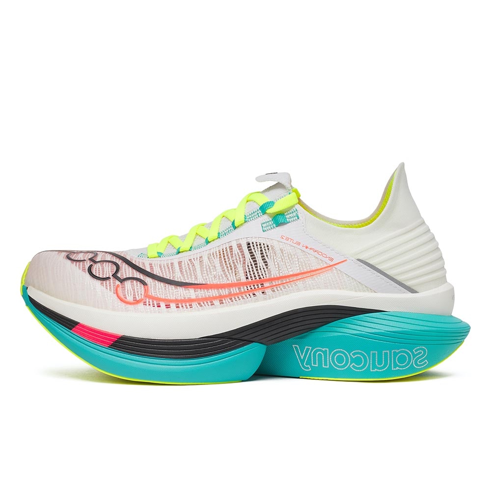Saucony Endorphin Elite 2 Joggesko Hvit/Flerfarget