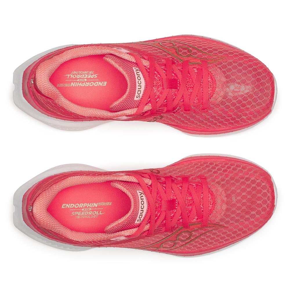 Saucony Endorphin Speed 5 Joggesko Dame Rød/Rosa