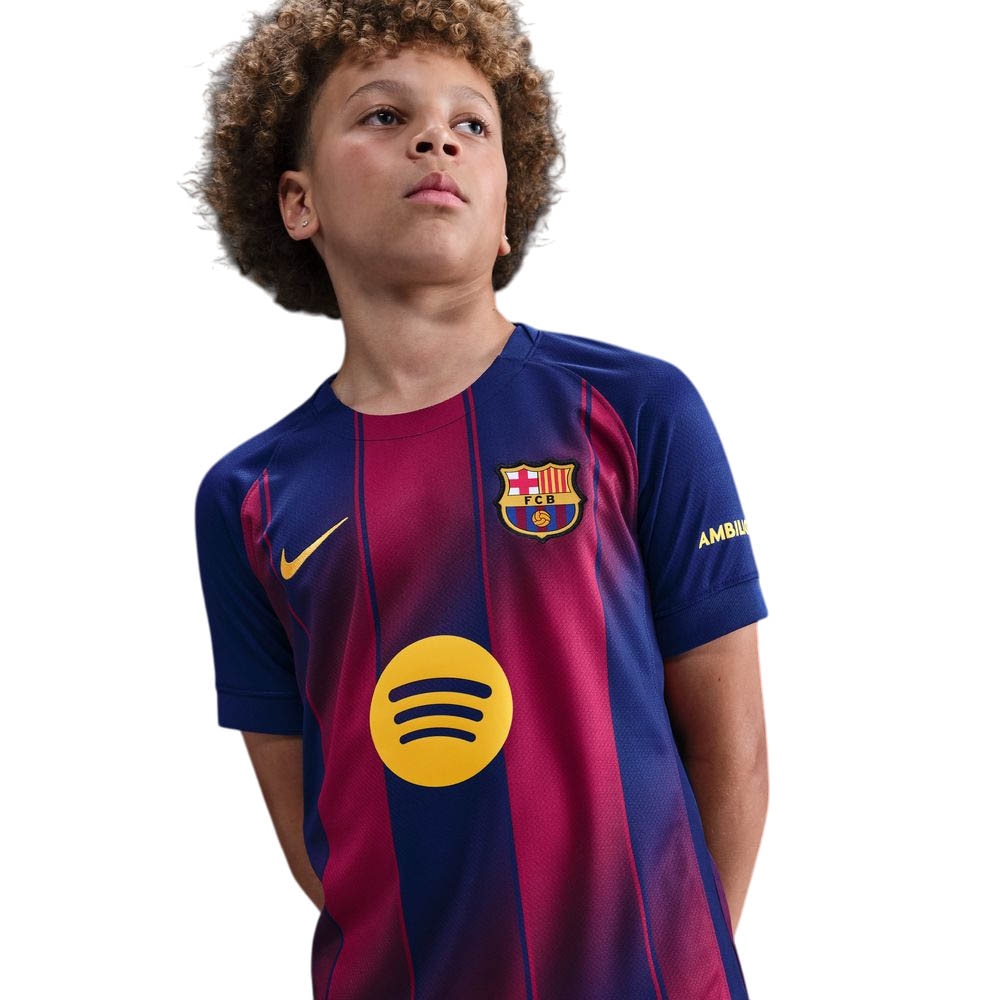 Nike FC Barcelona Fotballdrakt 25/26 Barn Hjemme