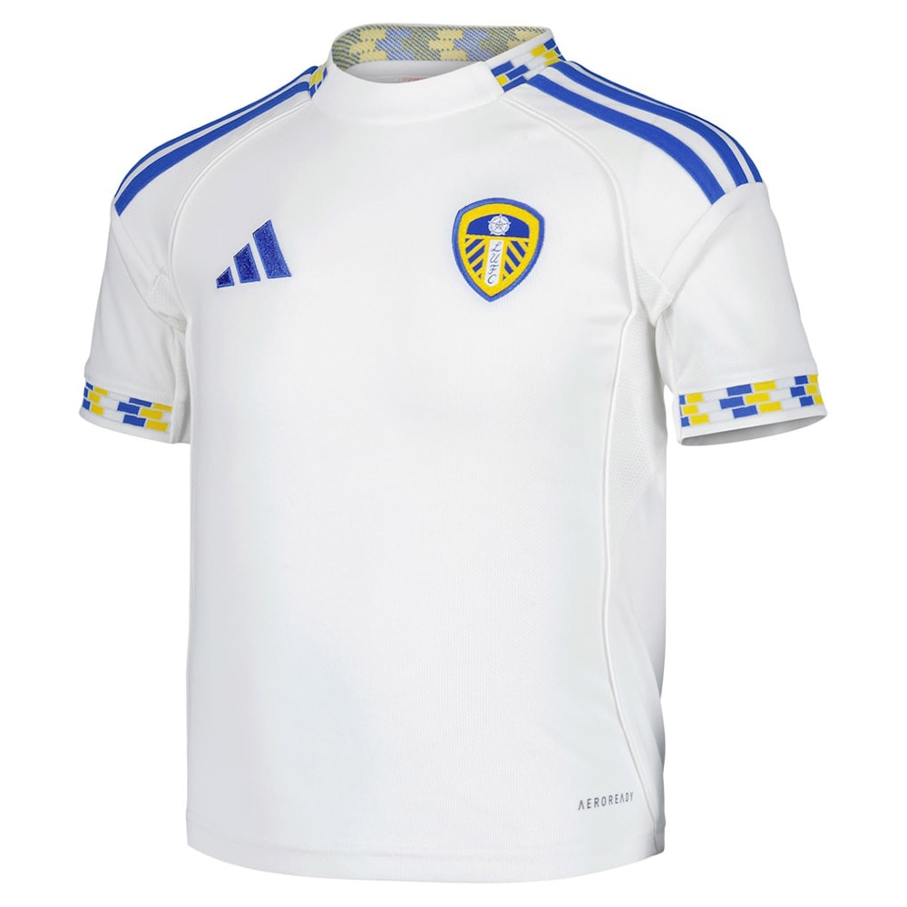Adidas Leeds United Fotballdrakt 25/26 Barn Hjemme