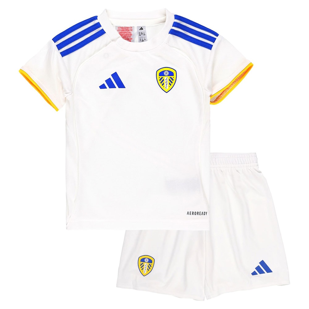 Adidas Leeds United Draktsett 25/26 Baby Hjemme 