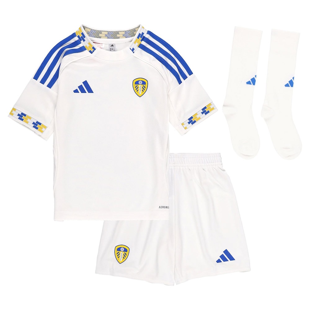 Adidas Leeds United Draktsett 25/26 Barn Hjemme