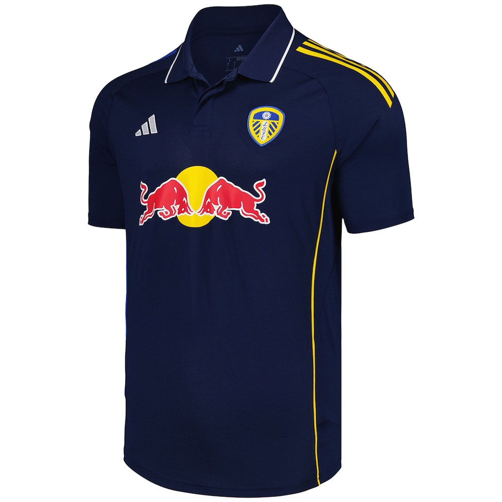 Adidas Leeds United Polo T-skjorte 25/26 Marine