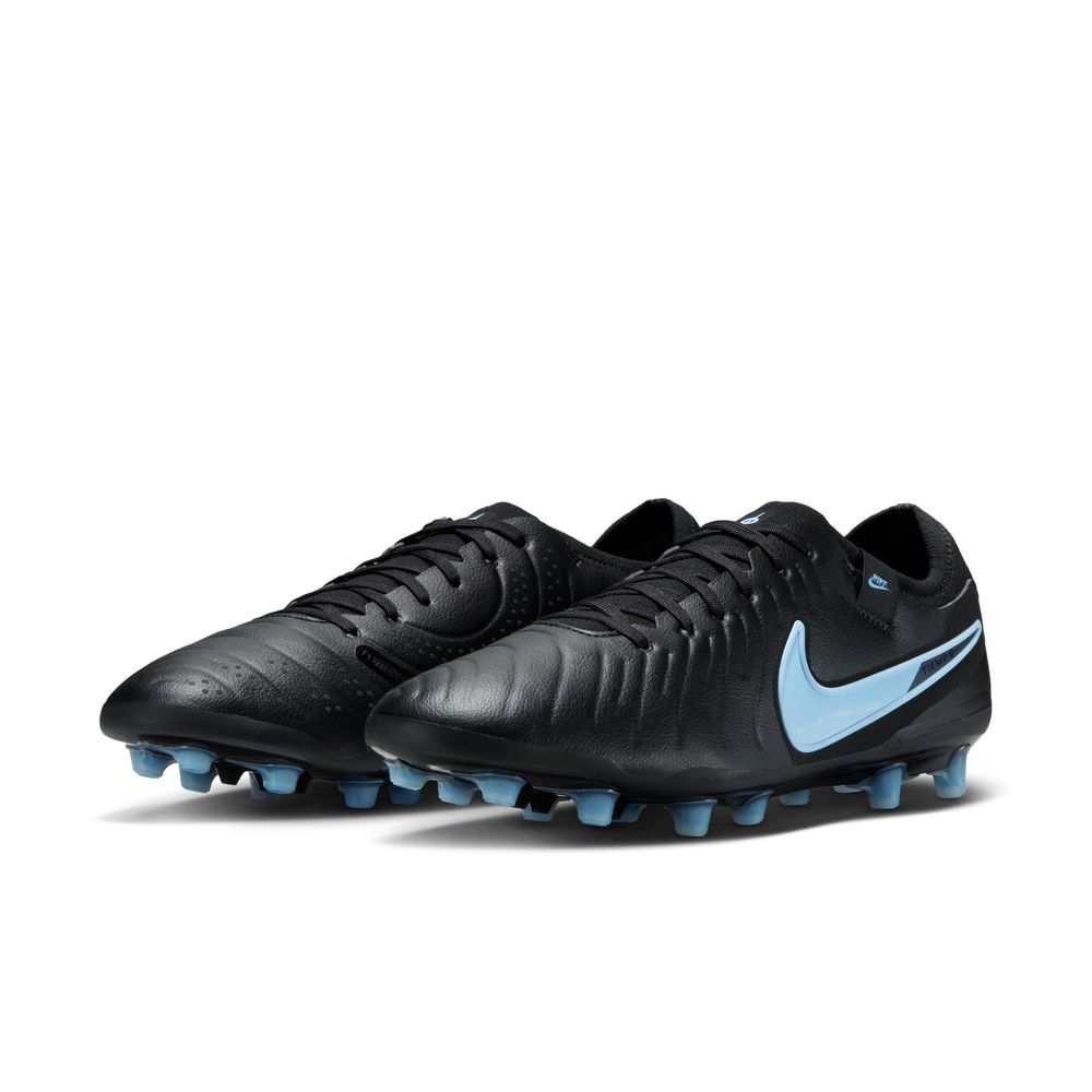 Nike Tiempo Legend 10 Pro AG-Pro Fotballsko Shadow Sort/Blå