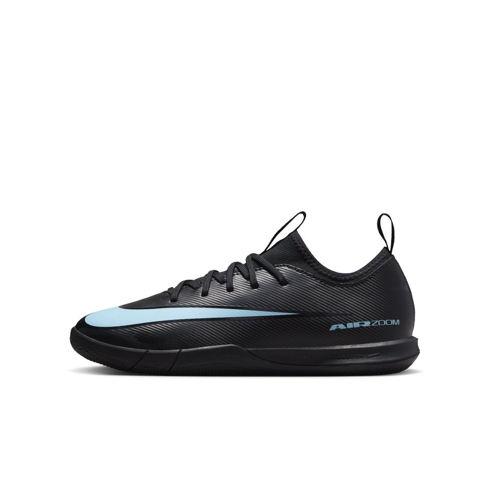 Nike Mercurial Zoom Vapor 16 Academy IC Futsal Innendørs Fotballsko Barn Shadow Sort/Blå